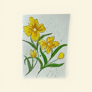 🆓 🎨 (Original) Watercolour Art Card 🎨